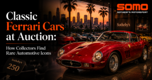 classic ferrari at auction 
